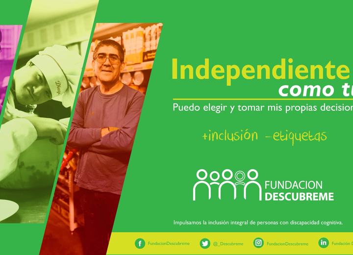 Campaña institucional “Independiente como tú”, gráficas, trabajo de diseño de Alejandro Poblete Cea