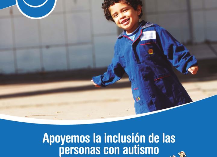 Aviso campaña Autismo, avisos de prensa, trabajo de diseño de Alejandro Poblete Cea