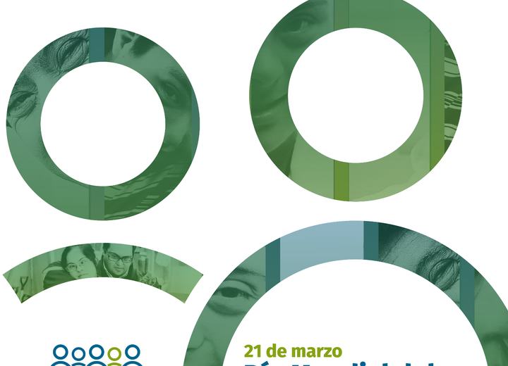 Aviso digital Día del Síndrome de Down, avisos de prensa, trabajo de diseño de Alejandro Poblete Cea